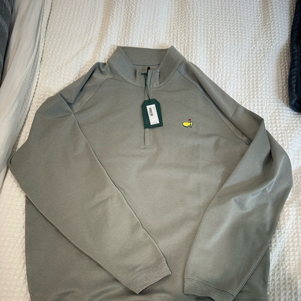 Masters 2025 half zip with tags size Large